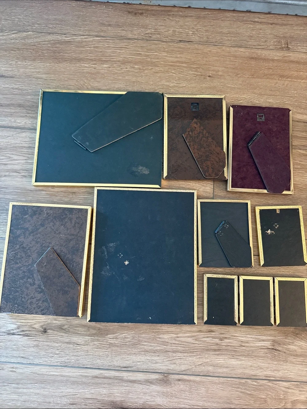 Brass/Gold Picture Frame Set - Classic Metallic Finish. Vintage. Collage.